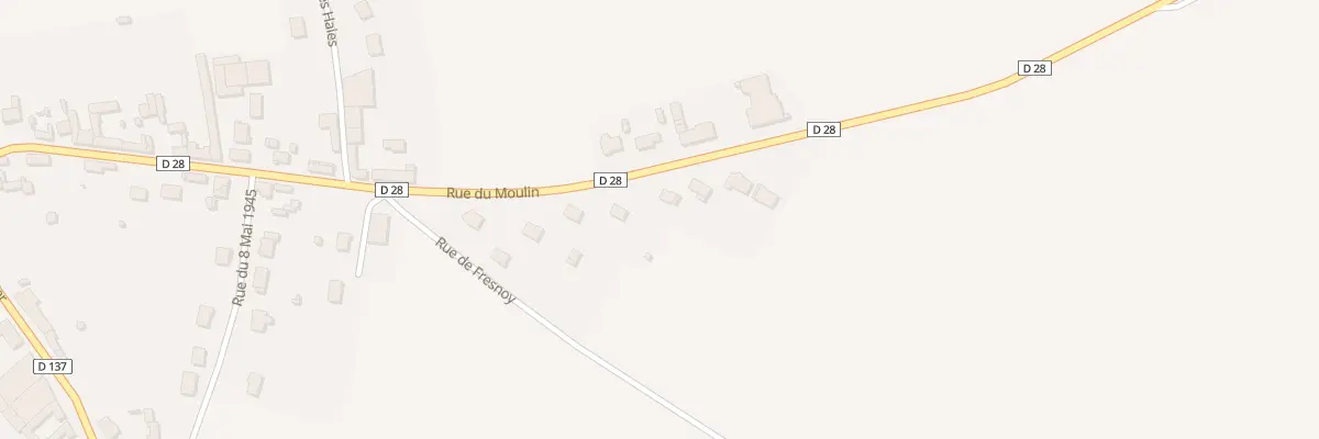 Plan du 34 Rue du Moulin à Mézières-en-Santerre