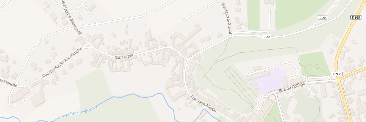 Plan du 1 Rue Fernel à Montdidier