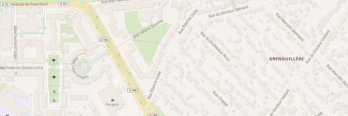 Plan du 2 Rue Chappe à Noisy-le-Grand