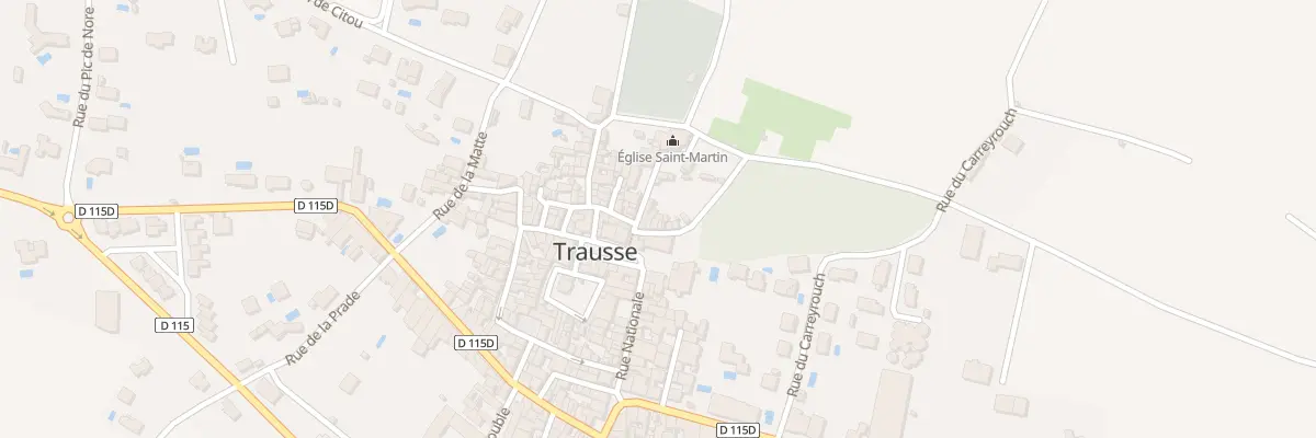 Plan du 4 Che de la Pompe à Trausse