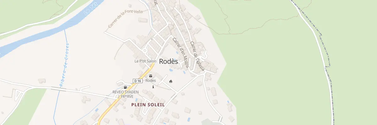 Plan du 263 Rue du Moulin à Rodès
