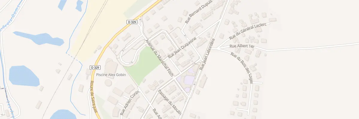 Plan du 3B Citè du Nord R J Duquesne à Montdidier