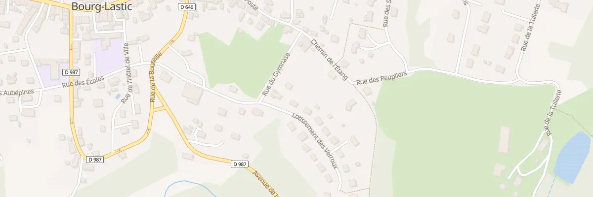 Plan du 3 Lot des Verroux à Bourg-Lastic