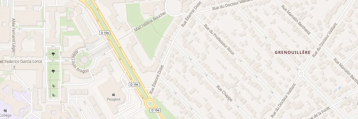 Plan du 4 Rue Chappe à Noisy-le-Grand