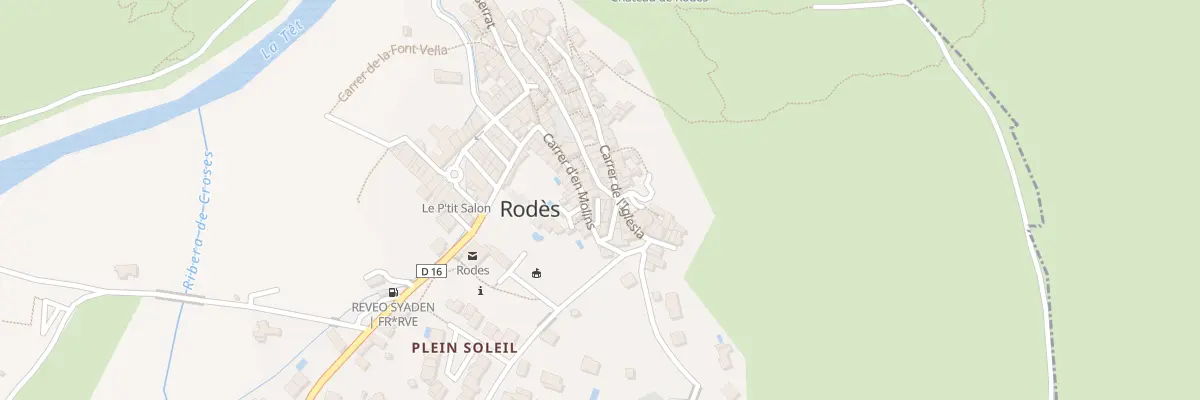 Plan du 6 Cae Tort à Rodès