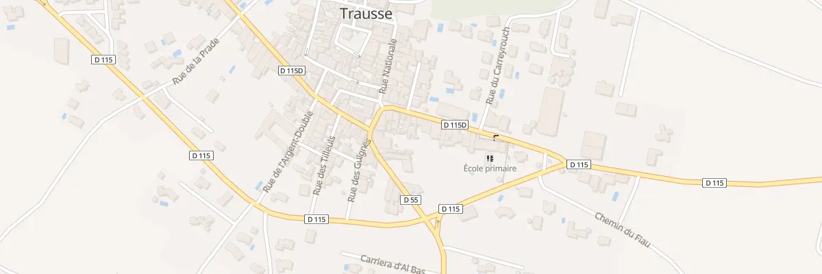 Plan du 8 Rue Marcellin Albert à Trausse
