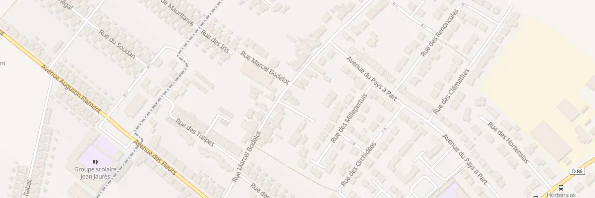 Plan du 18 Rue Marcel Bodelot à Haillicourt