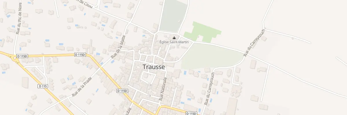 Plan du 6 Che de la Pompe à Trausse