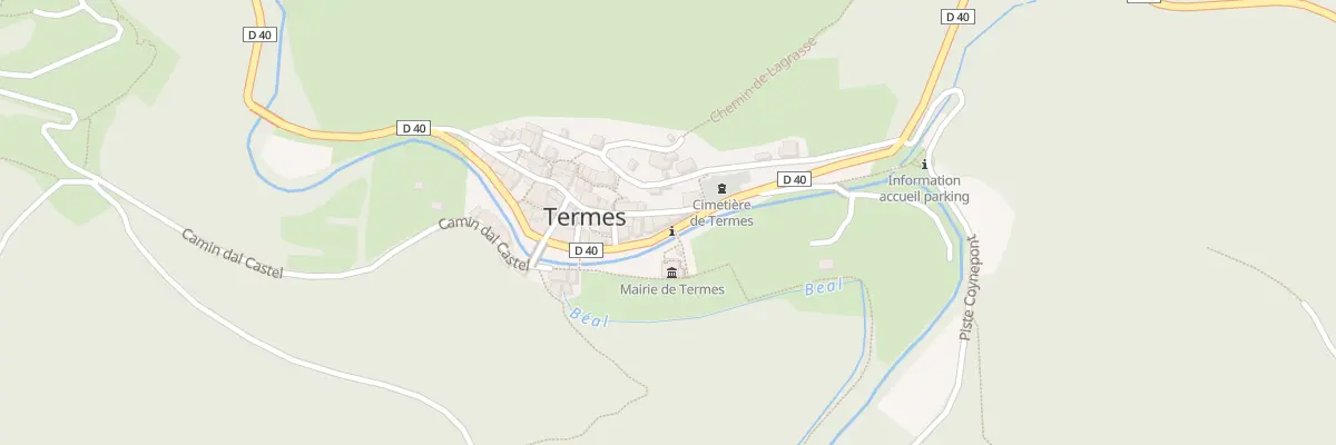 Plan du 37 Le Village à Termes