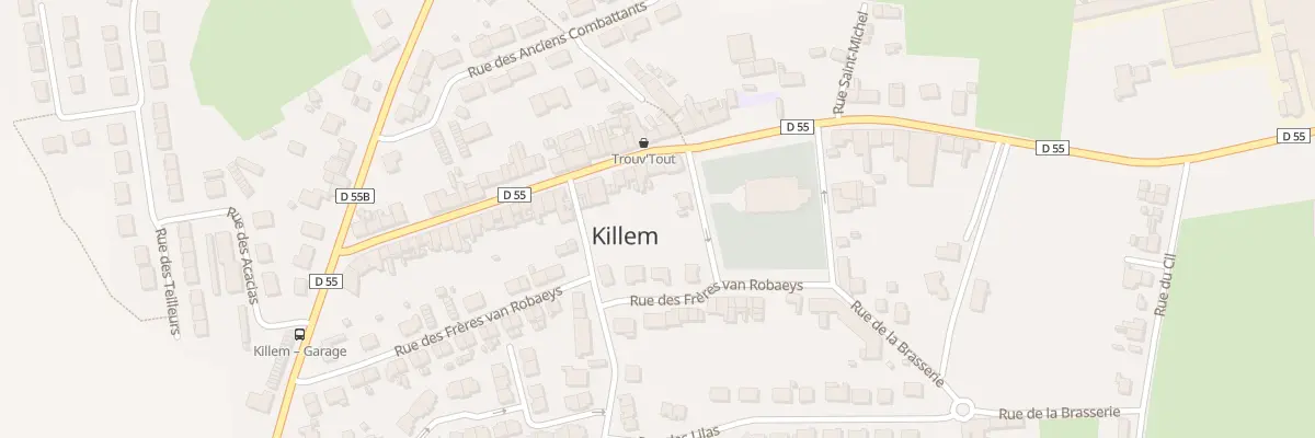 Plan du 54 Rue Saint-michel à Killem
