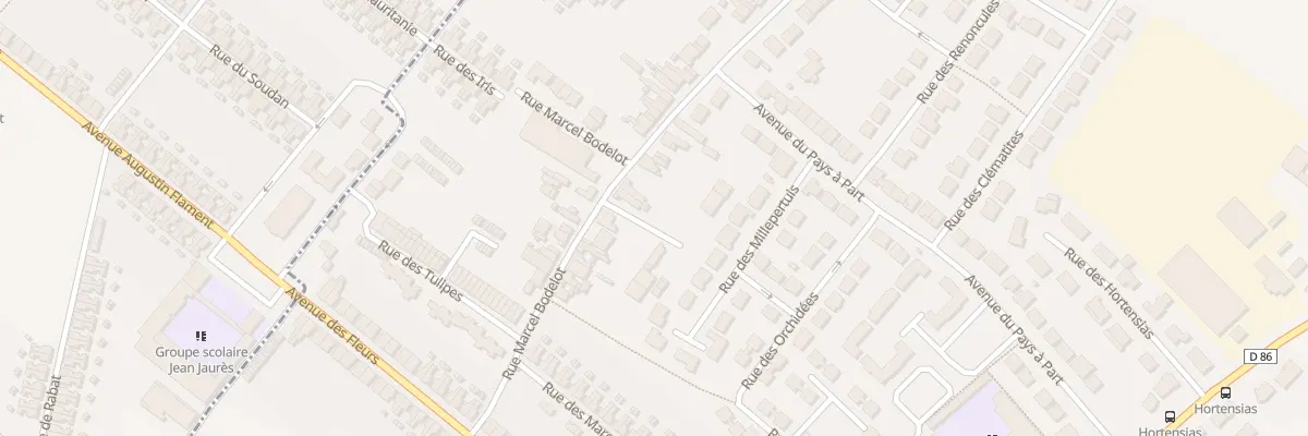 Plan du 14 Rue Marcel Bodelot à Haillicourt