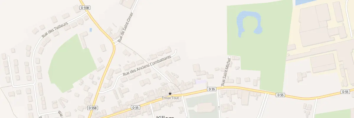 Plan du 18 Rue des Anciens Combattants à Killem