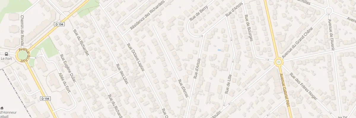 Plan du 8 Rue d’Arras à Noisy-le-Grand