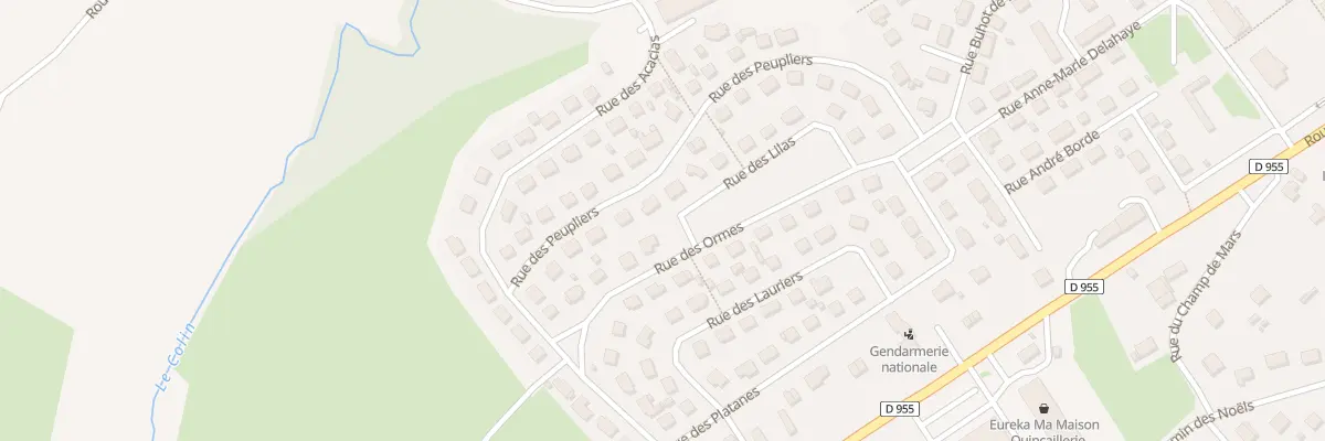 Plan du 15 Rue des Peupliers aux Aix-d’Angillon