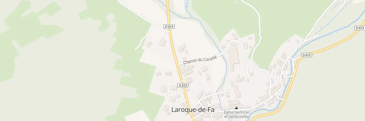 Plan du 5077 Bel Soula à Laroque-de-Fa