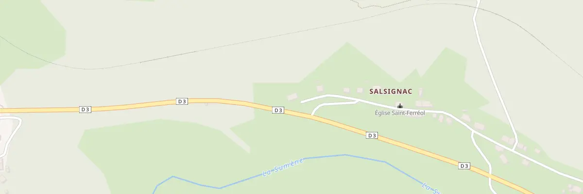 Plan du 1 Salsignac à Antignac
