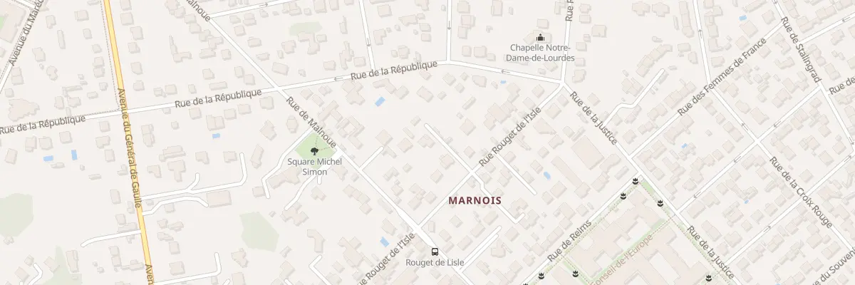 Plan du 40B Rue Rouget de l’Isle à Noisy-le-Grand