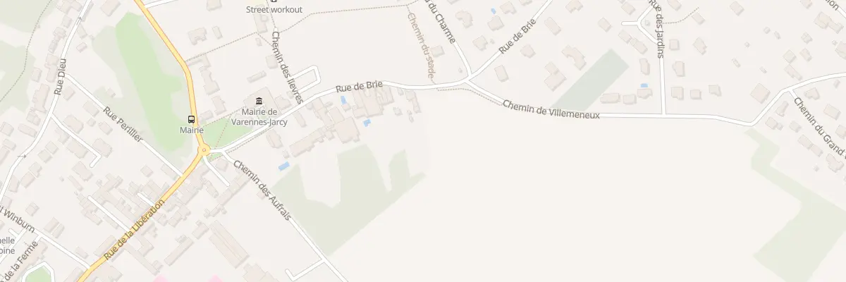 Plan du 20 Rue de Brie à Varennes-Jarcy