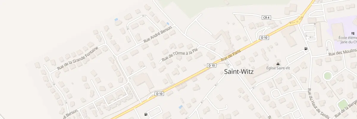 Plan du 5 Rue de l’Orme a la Pie à Saint-Witz