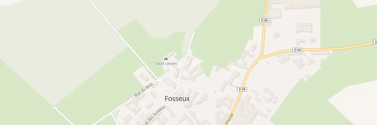 Plan du 5 Rue de l’Eglise à Fosseux