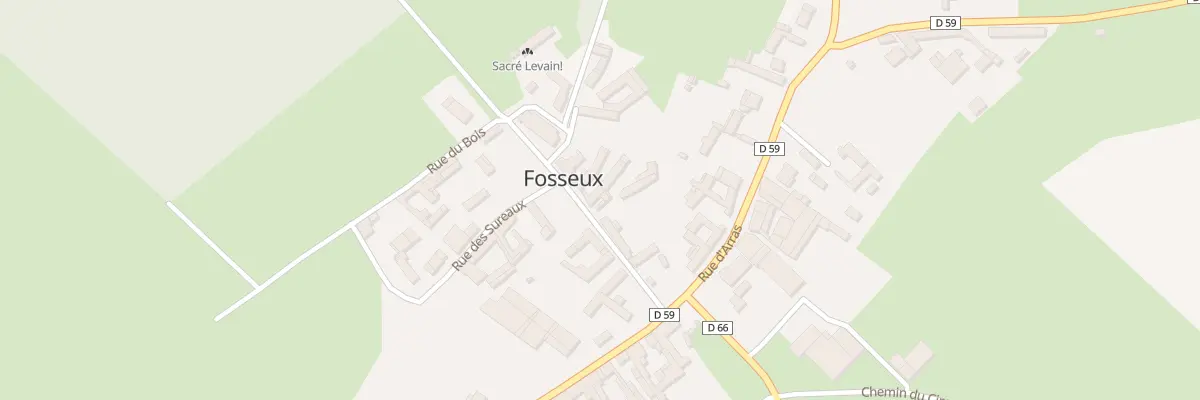 Plan du 4 Rue Neuve à Fosseux