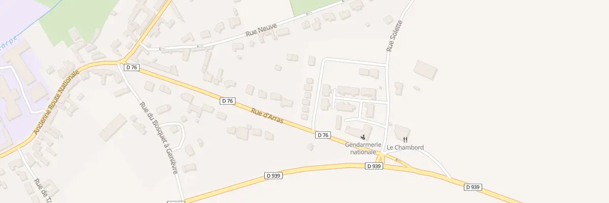 Plan du 5 Rue du Tortillard à Savy-Berlette