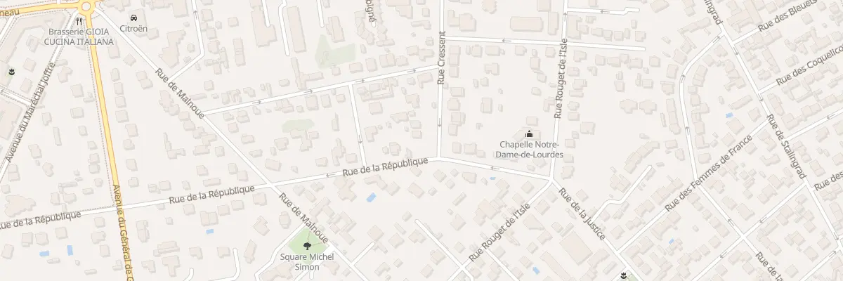 Plan du 73 Rue de la République à Noisy-le-Grand