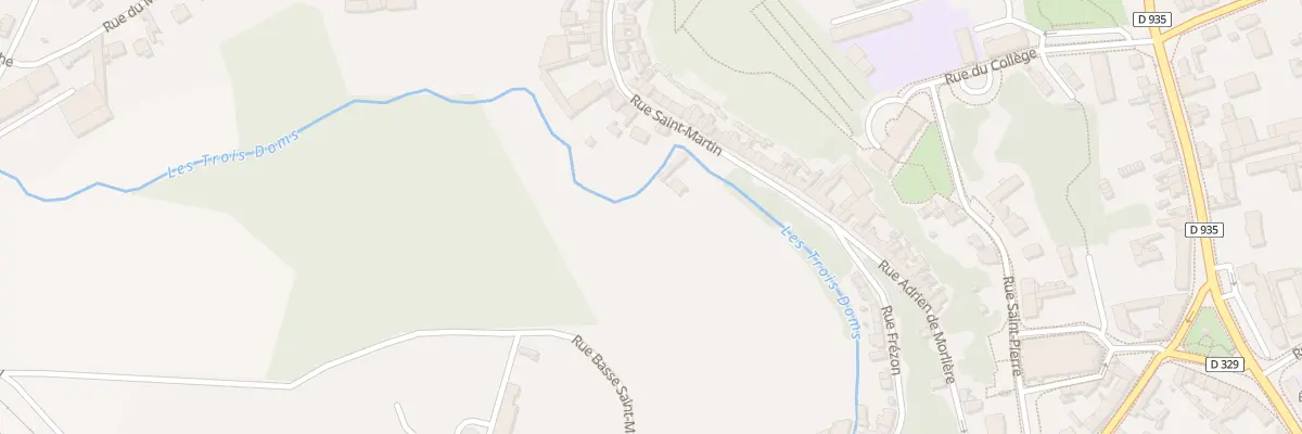 Plan du 1 Rue Saint-martin à Montdidier