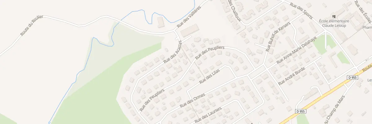 Plan du 16 Rue des Peupliers aux Aix-d’Angillon