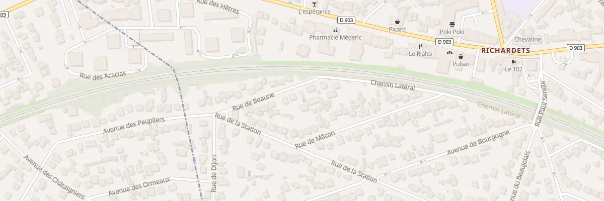Plan du 16 Rue de Beaune à Noisy-le-Grand