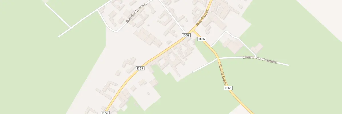 Plan du 7 Rue de Barly à Fosseux