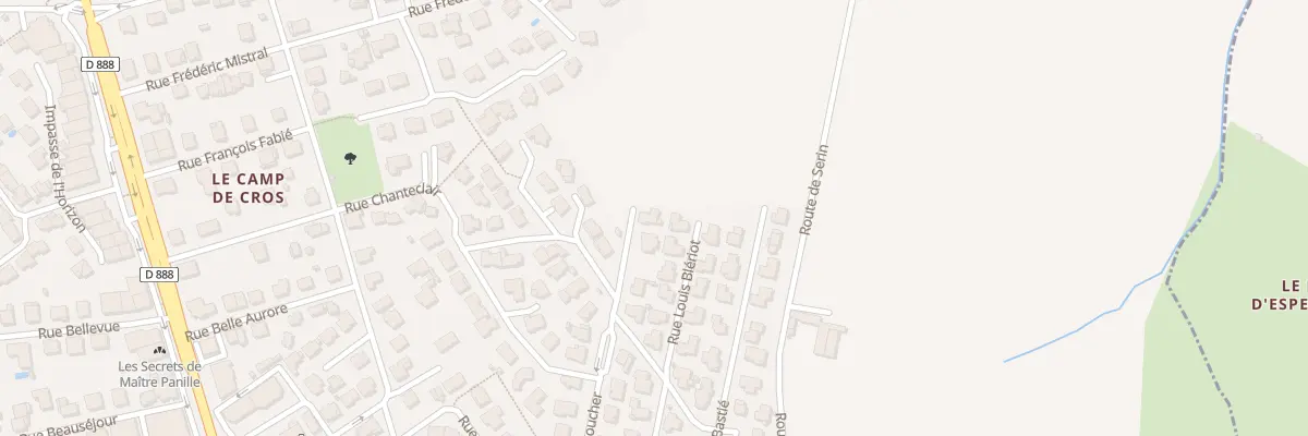 Plan du 22 Rue Helene Boucher à Luc-la-Primaube