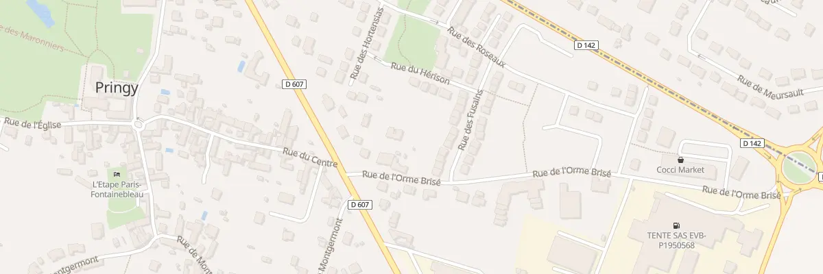 Plan du 6 Rue de l’Orme Brise à Pringy