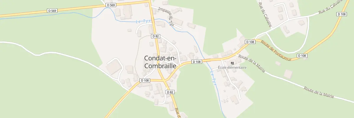 Plan du 5049 Le Bourg à Condat-en-Combraille