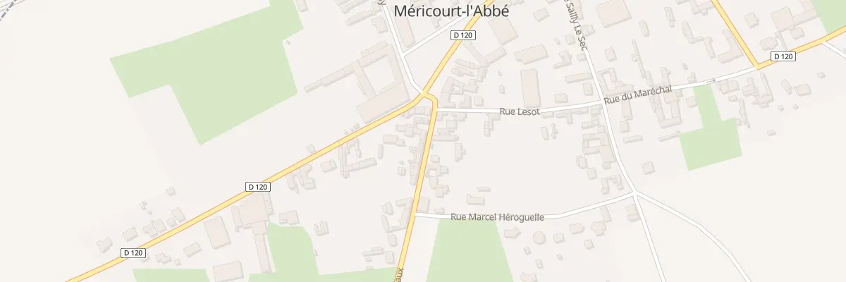 Plan du 6 Rue de Vaux à Méricourt-l’Abbé
