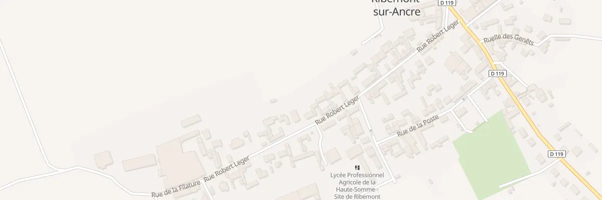 Plan du 38 Rue Robert Léger à Ribemont-sur-Ancre