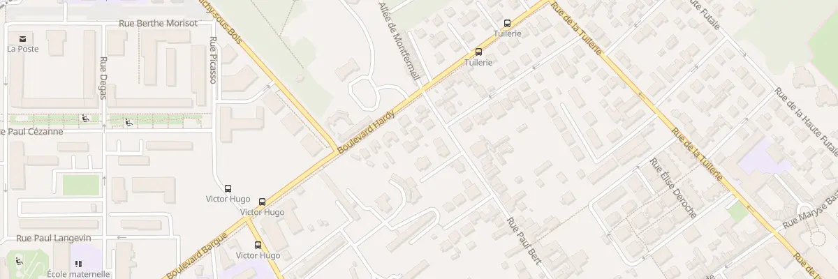 Plan du 45 Rue Paul Bert à Montfermeil