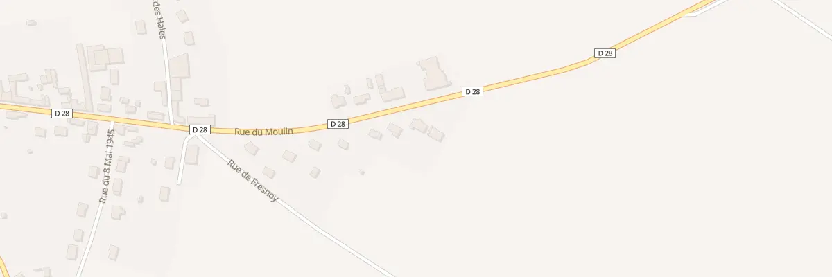 Plan du 38 Rue du Moulin à Mézières-en-Santerre