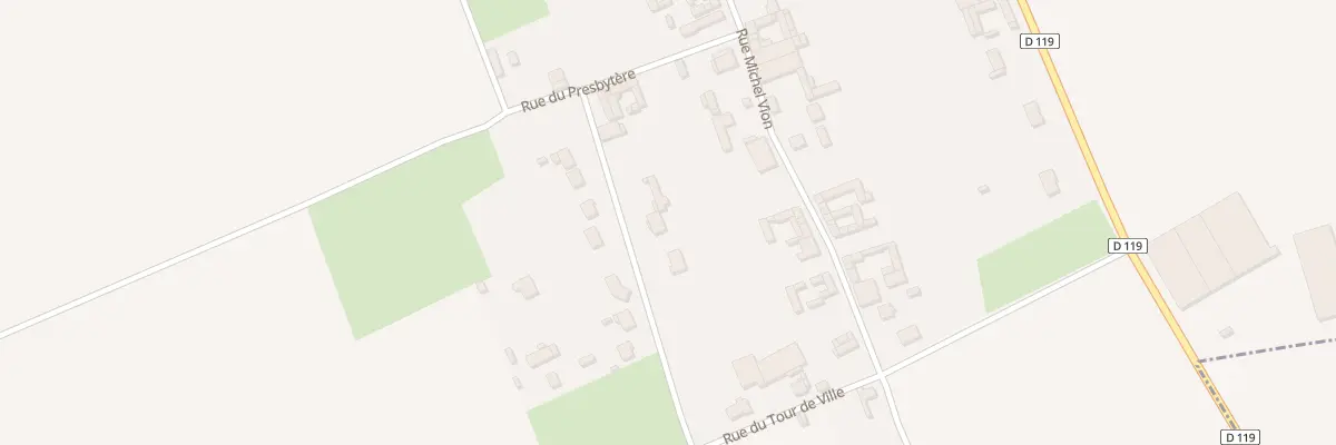 Plan du 7 Rue des Bouloirs à Hénencourt