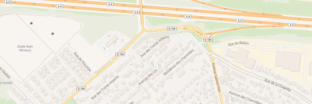 Plan du 44 Rue des Trente Arpents à Noisy-le-Grand