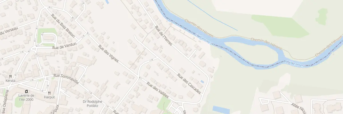Plan du 10 Rue des Cascades à Combs-la-Ville