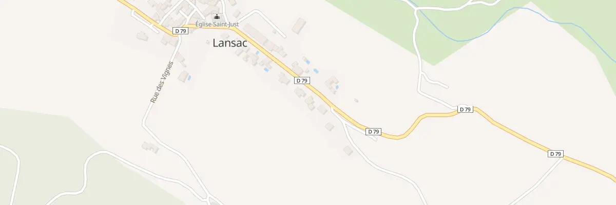 Plan du 4 Av des Platanes à Lansac
