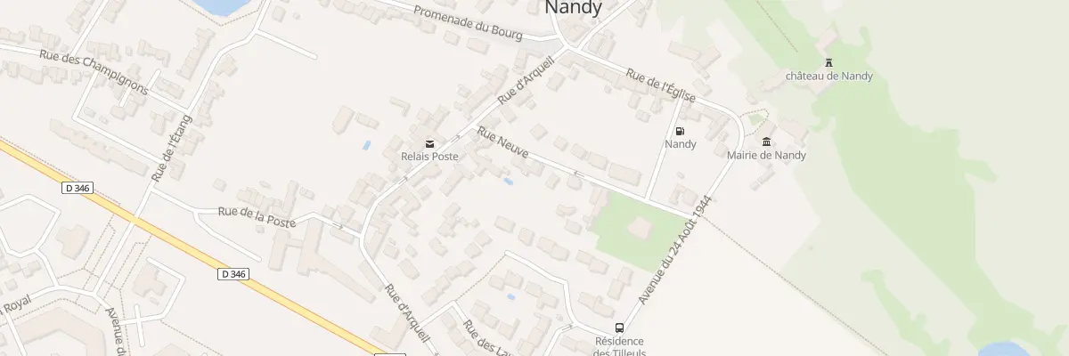 Plan du 9 Rue Neuve à Nandy