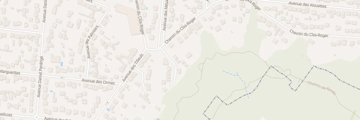 Plan du 3 Imp des Colombes à Montfermeil