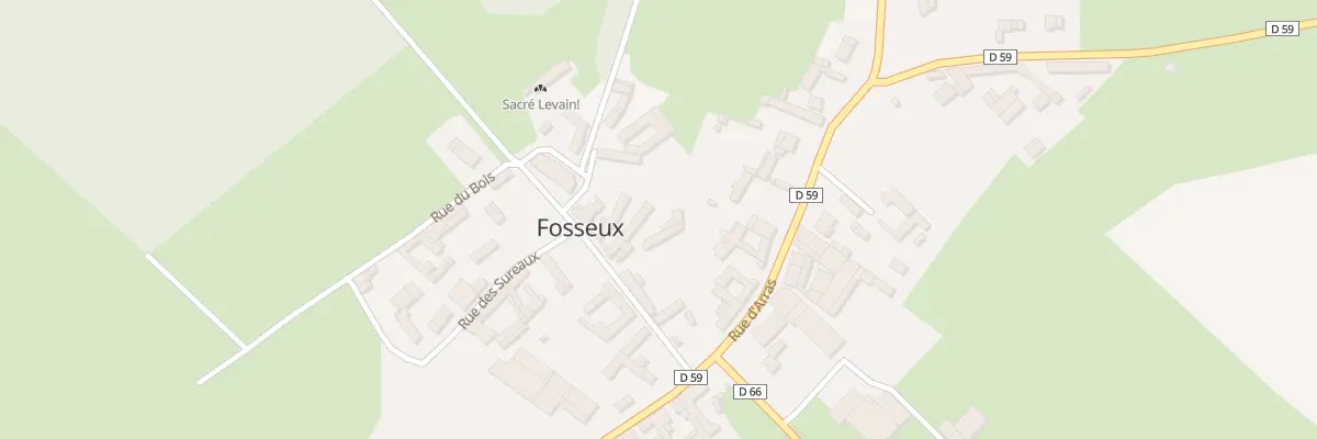 Plan du 2 Rue Neuve à Fosseux