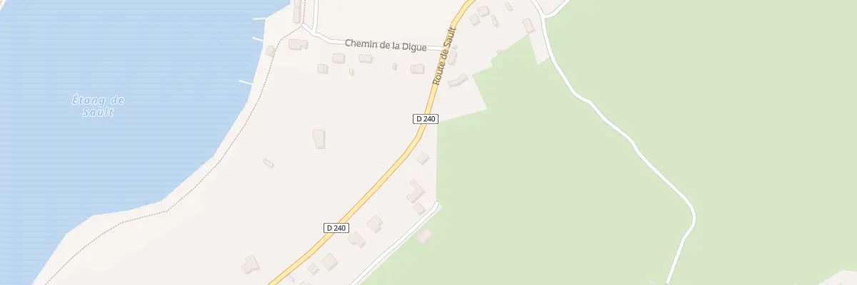 Plan du 51 Rte de Sault à Prémilhat