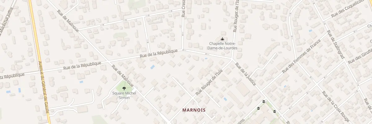Plan du 90 Rue de la République à Noisy-le-Grand