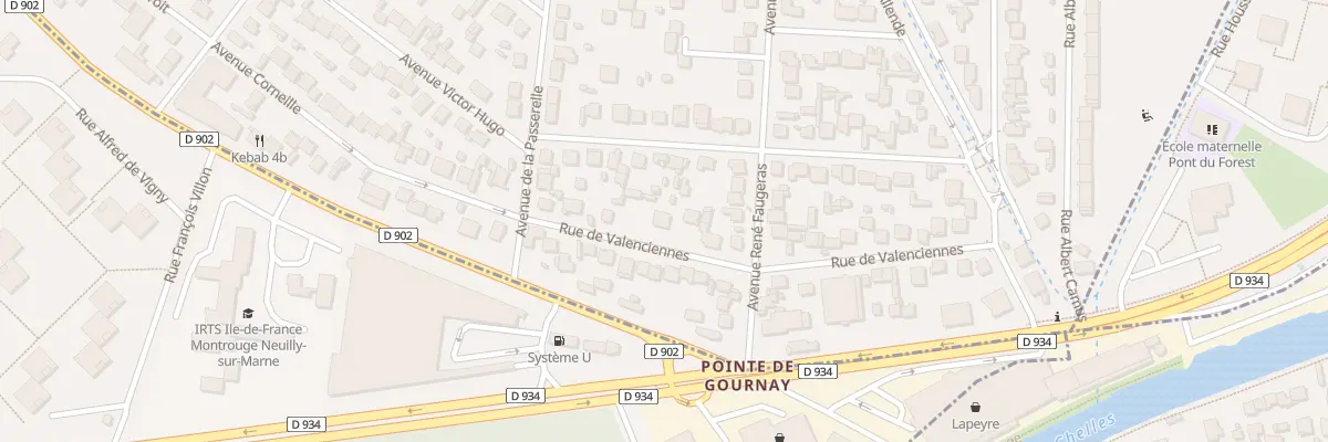 Plan du 11 Rue de Valenciennes à Gagny