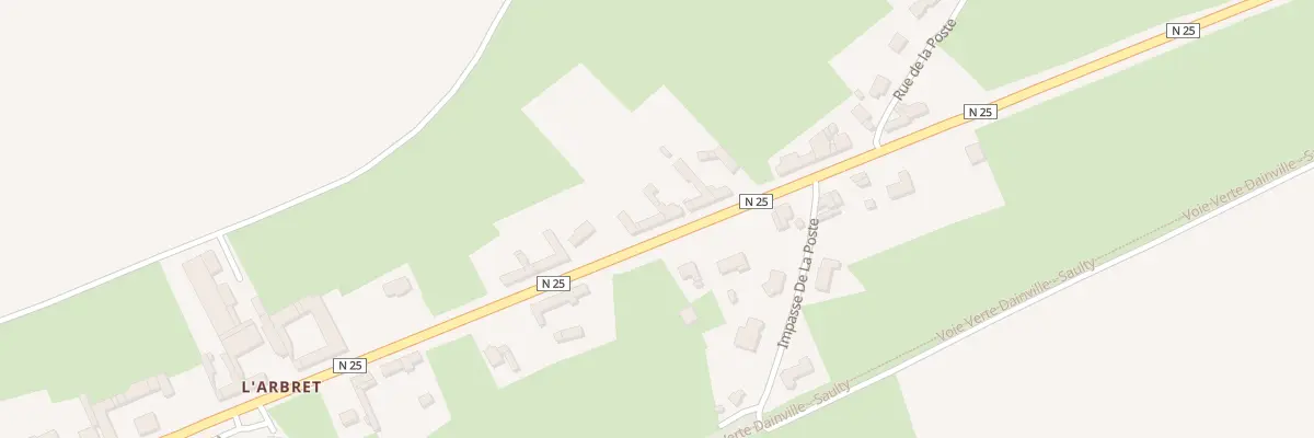 Plan du 16 Rte Nationale à Bavincourt