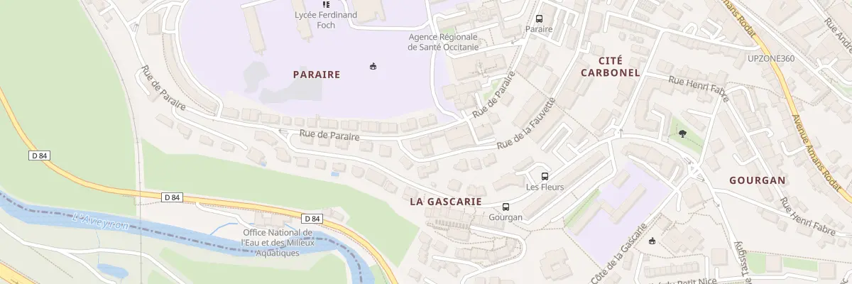 Plan du 27 Rue de Paraire à Rodez